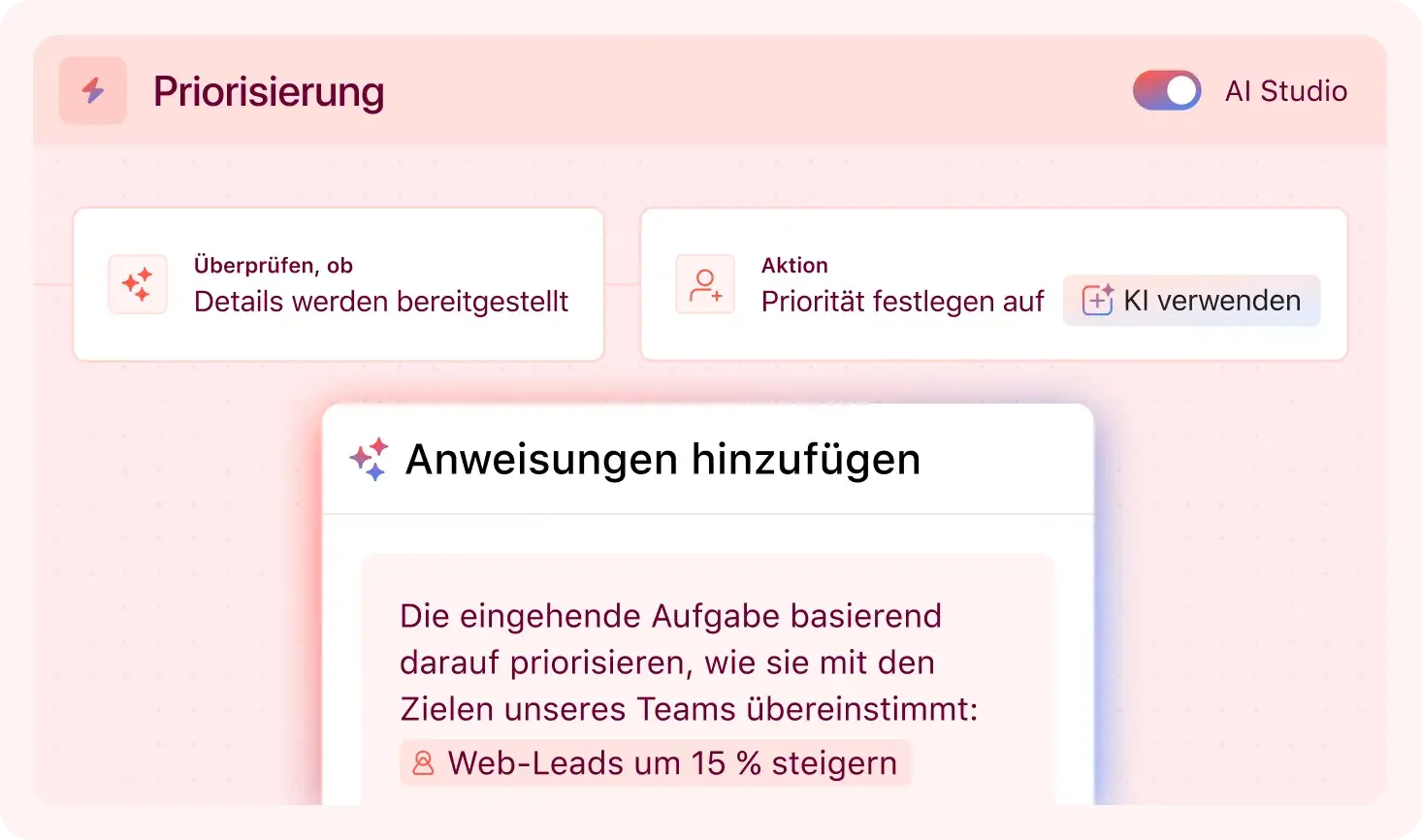 Lassen Sie KI den unnötigen Arbeitsaufwand Ihrer Teams erledigen
